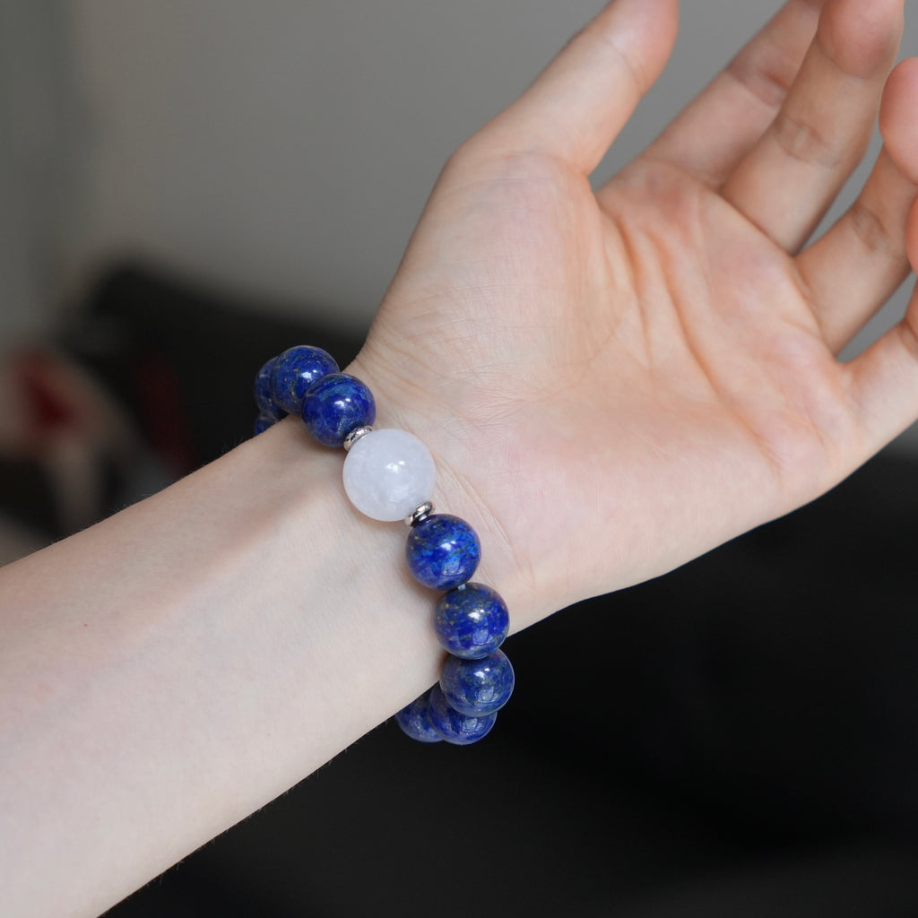 13mm Lapis Lazuli Crystal Bracelet