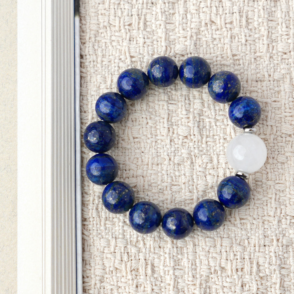 13mm Lapis Lazuli Crystal Bracelet
