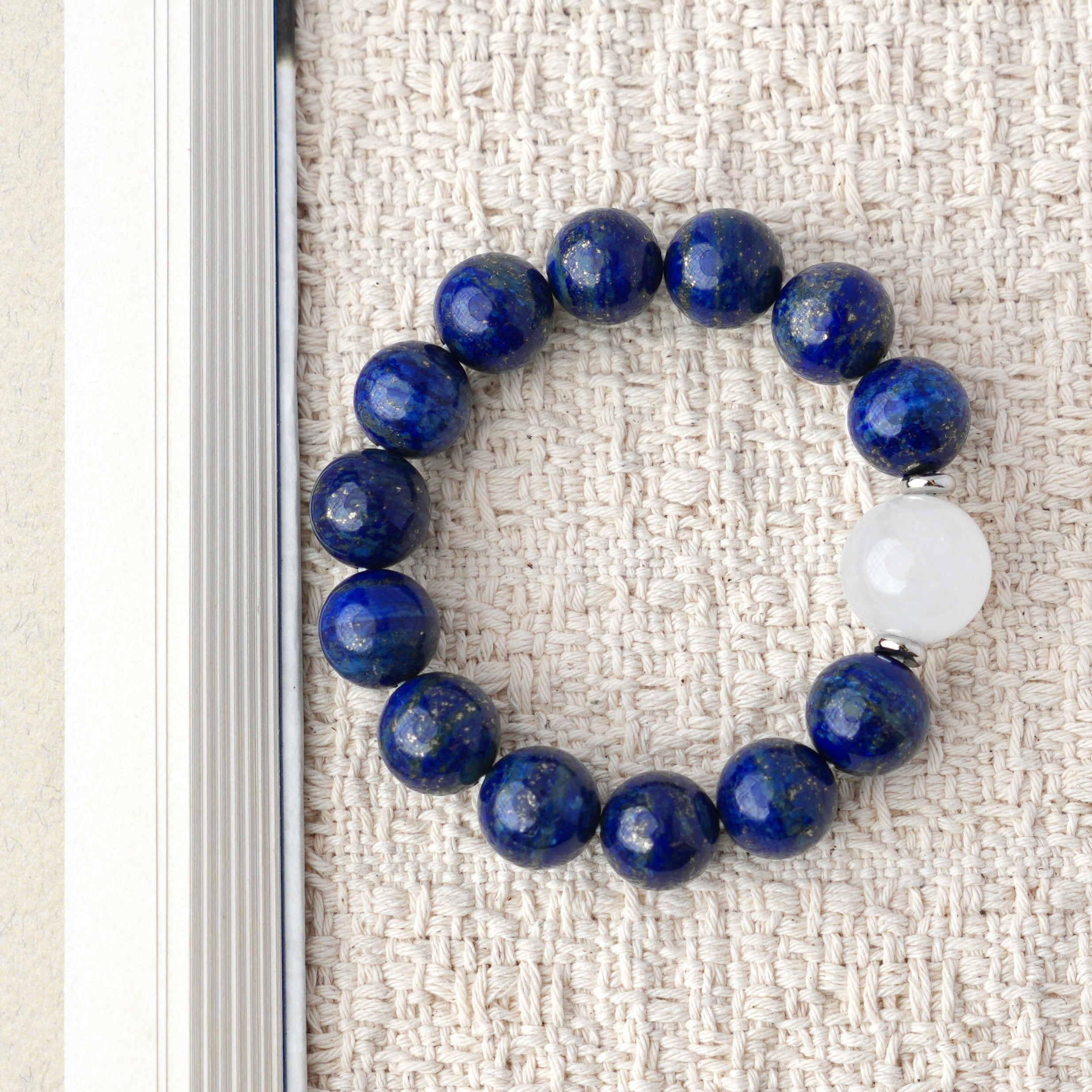 13mm Lapis Lazuli Crystal Bracelet