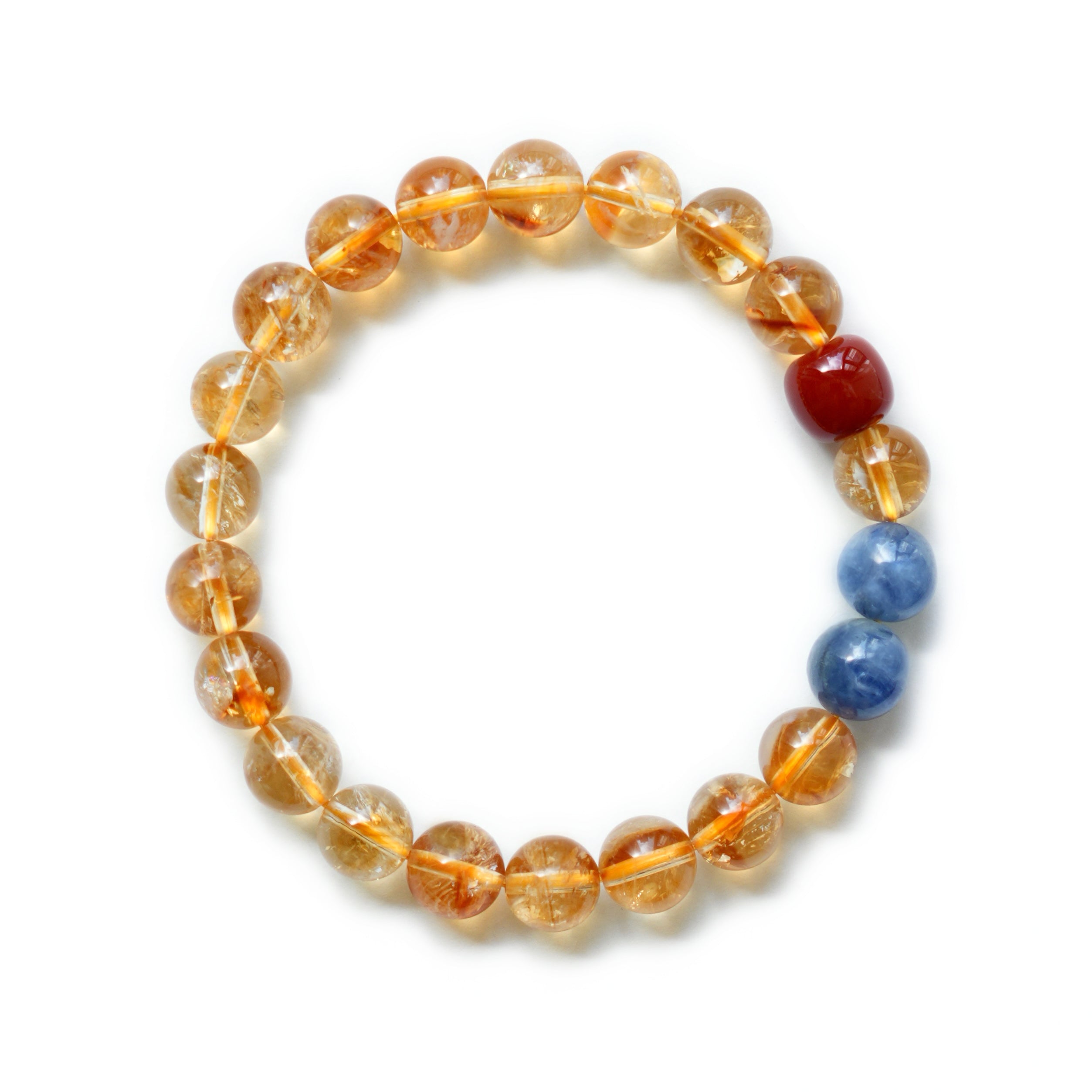 8mm Citrine Crystal Bracelet