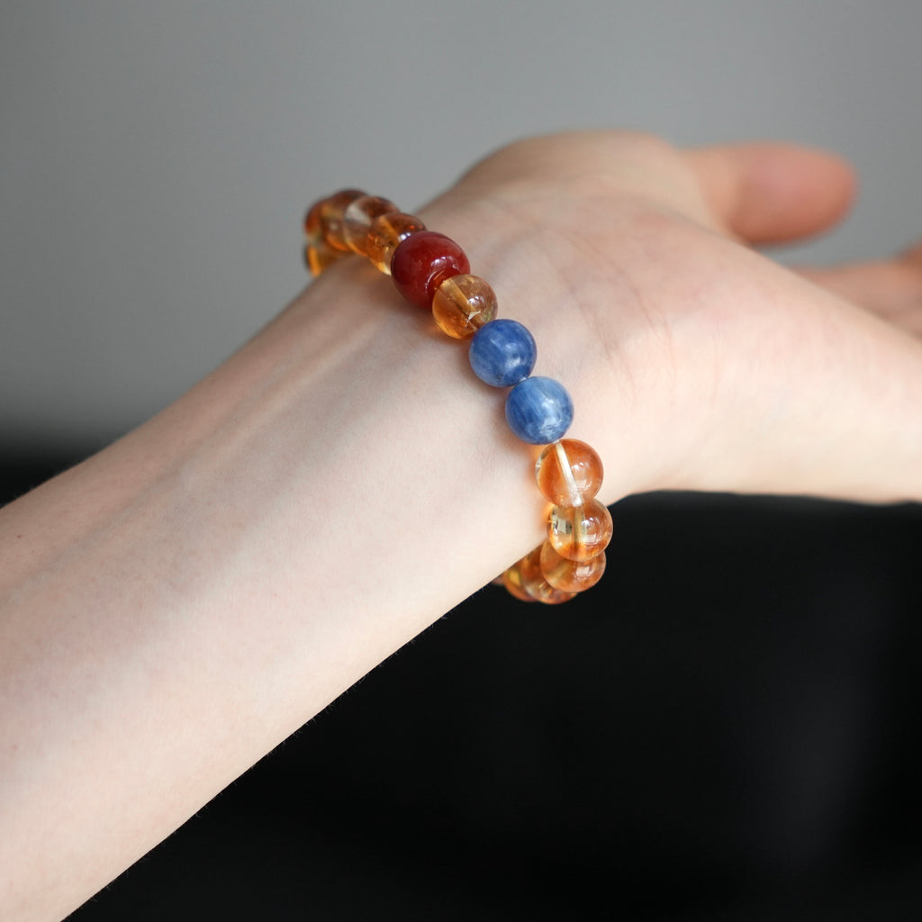 8mm Citrine Crystal Bracelet