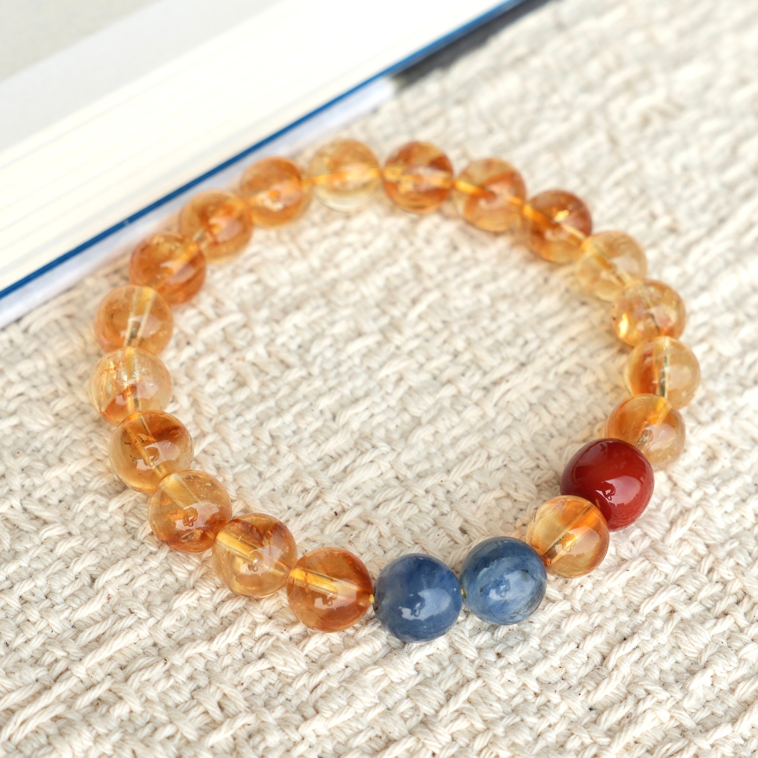 8mm Citrine Crystal Bracelet